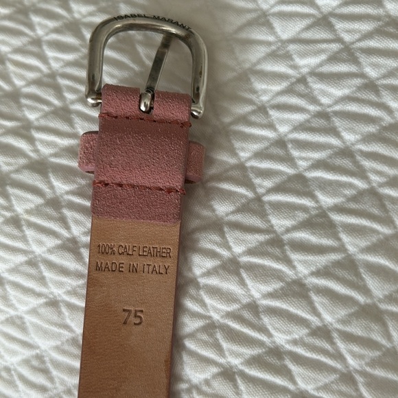 Isabel Marant lightly used pink suede belt, size small - Picture 3 of 5